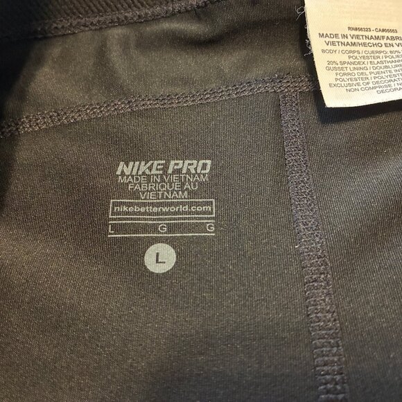 Nike Pro Leggings Women's Black Large - Picture 5 of 6